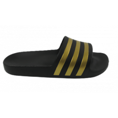 chinelo adidas dourado